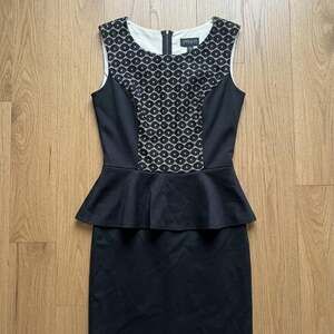 Black Peplum Dress